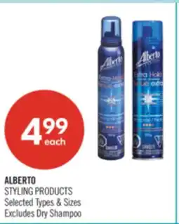 Shoppers Drug Mart ALBERTO STYLING PRODUCTS offer