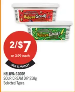 Shoppers Drug Mart HELUVA GOOD! SOUR CREAM DIP offer