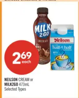 Shoppers Drug Mart NEILSON CREAM or MILK2GO offer