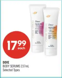 Shoppers Drug Mart DOVE BODY SERUMS offer