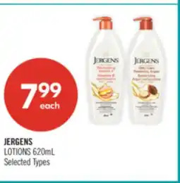 Shoppers Drug Mart JERGENS LOTIONS offer