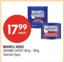 Shoppers Drug Mart MAXWELL HOUSE GROUND COFFEE offer