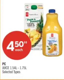 Shoppers Drug Mart PC JUICE offer