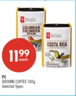 Shoppers Drug Mart PC GROUND COFFEE 340g offer