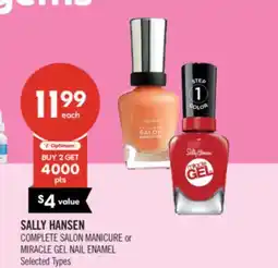 Shoppers Drug Mart SALLY HANSEN COMPLETE SALON MANICURE or MIRACLE GEL NAIL ENAMEL offer