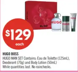 Shoppers Drug Mart HUGO BOSS offer