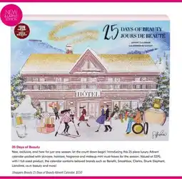 Shoppers Drug Mart Shoppers Beauty 25 Days of Beauty Advent Calendar offer