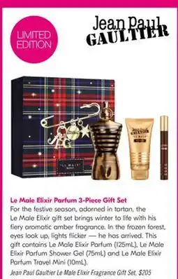 Shoppers Drug Mart Jean Paul Gaultier Le Male Elixir Fragrance Gift Set offer