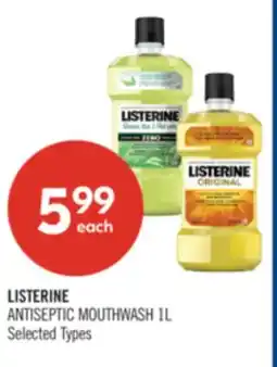 Shoppers Drug Mart LISTERINE ANTISEPTIC MOUTHWASH offer