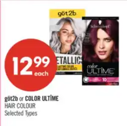 Shoppers Drug Mart got2b or HAIR COLOUR offer