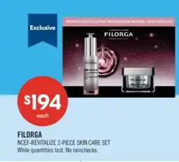 Shoppers Drug Mart FILORGA 2-PIECE SKIN CARE SET offer