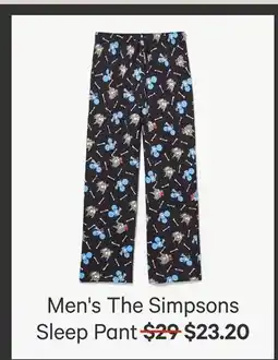 Joe Fresh Men's The Simpsons Sleep Pant offer