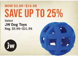 Cabela's Select JW Dog Toys offer