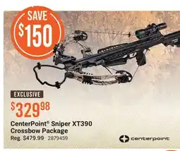 Cabela's CenterPoint Sniper XT390 Crossbow Package offer