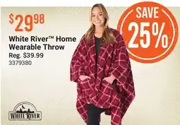 Cabela's White River Home Wearable Throw offer