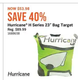 Cabela's Hurricane H Series 23 Bag Target offer