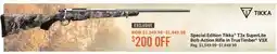 Cabela's Special Edition Tikka T3x SuperLite Bolt-Action Rifle in TrueTimber VSX offer