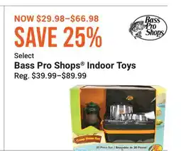 Cabela's Select Bass Pro Shops Indoor Toys offer