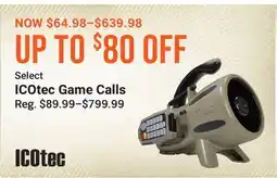 Cabela's Select ICOtec Game Calls offer