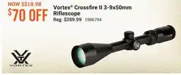 Cabela's Vortex Crossfire II 3-9x50mm Riflescope offer