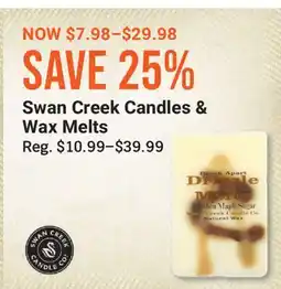 Cabela's Swan Creek Candles & Wax Melts offer