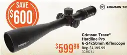 Cabela's Crimson Trace Hardline Pro 6-24x50mm Riflescope offer