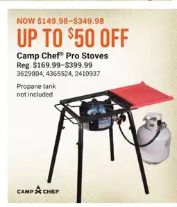 Cabela's Camp Chef Pro Stoves offer