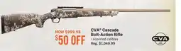 Cabela's CVA Cascade Bolt-Action Rifle offer