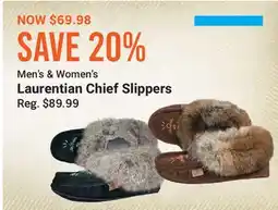 Cabela's Men's & Women's Laurentian Chief Slippers offer