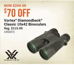 Cabela's Vortex Diamondback Classic 10x42 Binoculars offer