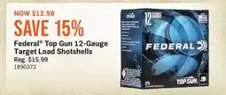 Cabela's Federal Top Gun 12-Gauge Target Load Shotshells offer