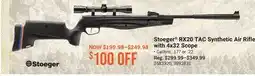 Cabela's Stoeger RX20 TAC Synthetic Air Rifle with 4x32 Scope offer