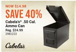 Cabela's Cabela's .50 Cal. Ammo Can offer