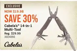 Cabela's Cabela's 14-in-1 Multi-Tool offer