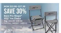 Cabela's Bass Pro Shops XPS Ice Chairs offer