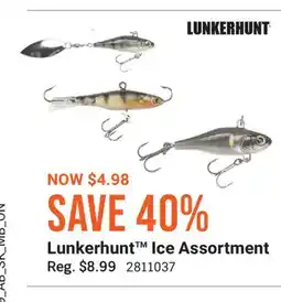 Cabela's Lunkerhunt Ice Assortment offer