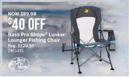 Cabela's Bass Pro Shops Lunker Lounger Fishing Chair offer