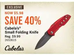 Cabela's Cabela's Small Folding Knife offer