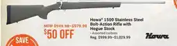 Cabela's Howa 1500 Stainless Steel Bolt-Action Rifle with Hogue Stock offer