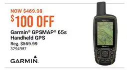 Cabela's Garmin GPSMAP 65s Handheld GPS offer
