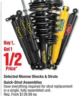 PartSource Selected Monroe Shocks & Struts Quick - Strut Assemblies offer