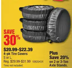 PartSource 4-pk Tire Covers offer