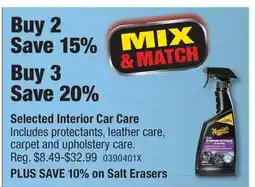 PartSource Selected Interior Car Care offer