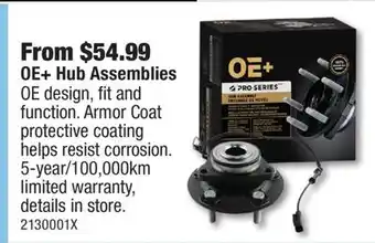 PartSource OE + Hub Assemblies offer