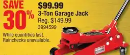 PartSource 3-Ton Garage Jack offer