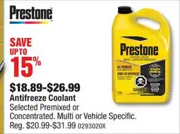 PartSource Antifreeze Coolant offer