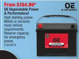 PartSource OE Dependable Power & Performance! offer