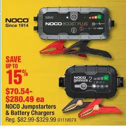 PartSource NOCO Jumpstarters & Battery Chargers offer