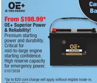 PartSource OE + Superior Power & Reliability! offer