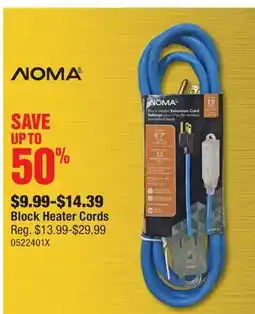 PartSource NOMA Block Heater Cords offer